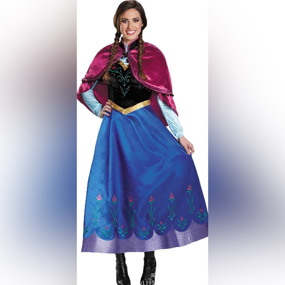Anna Blue and Pink Princess Costume Dress